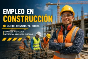 Empleo en construcción: se busca personal para diferentes áreas y proyectos